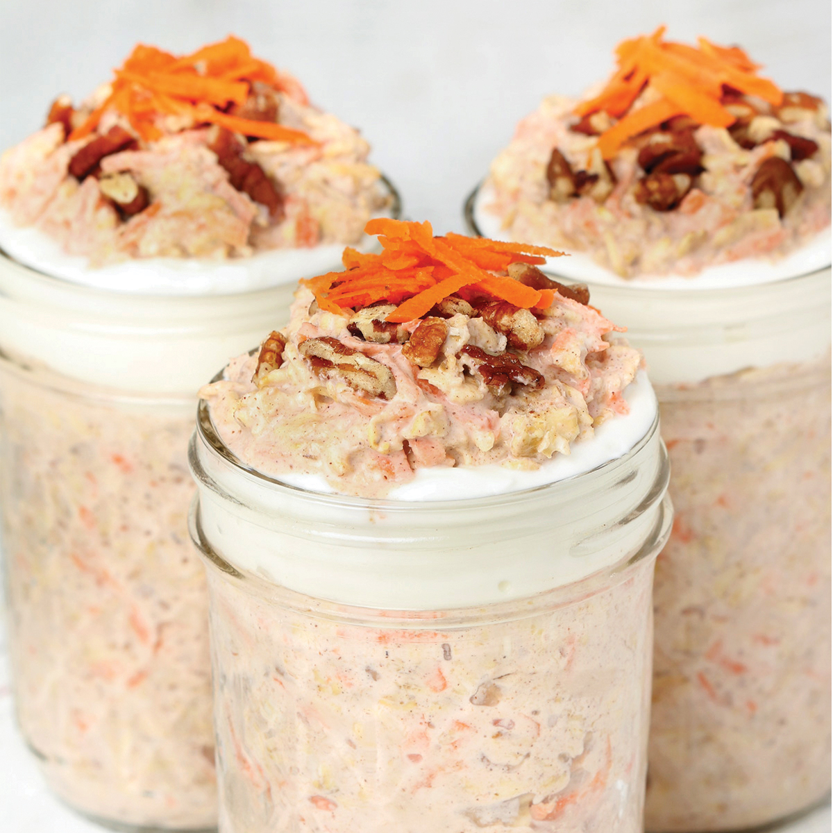 Carrot Cake Overnight Oats: Enjoy a High-Fiber & Protein-Packed Breakfast